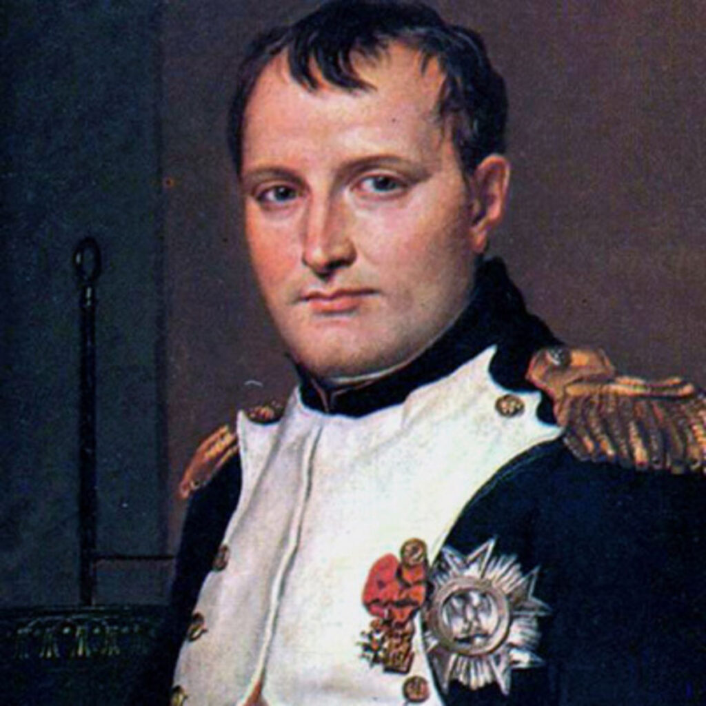 Foto de Napoleão Bonaparte.
