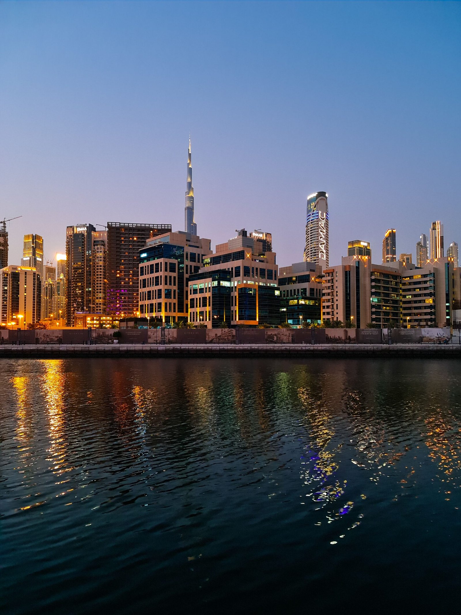 Skyline de Dubai com a Marina