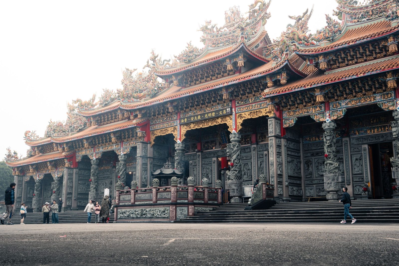 Templo tradicional em Taipei