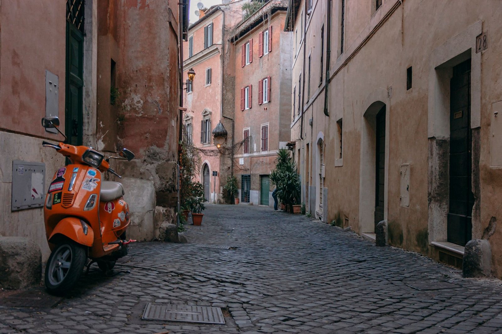 Ruas de Trastevere em Roma