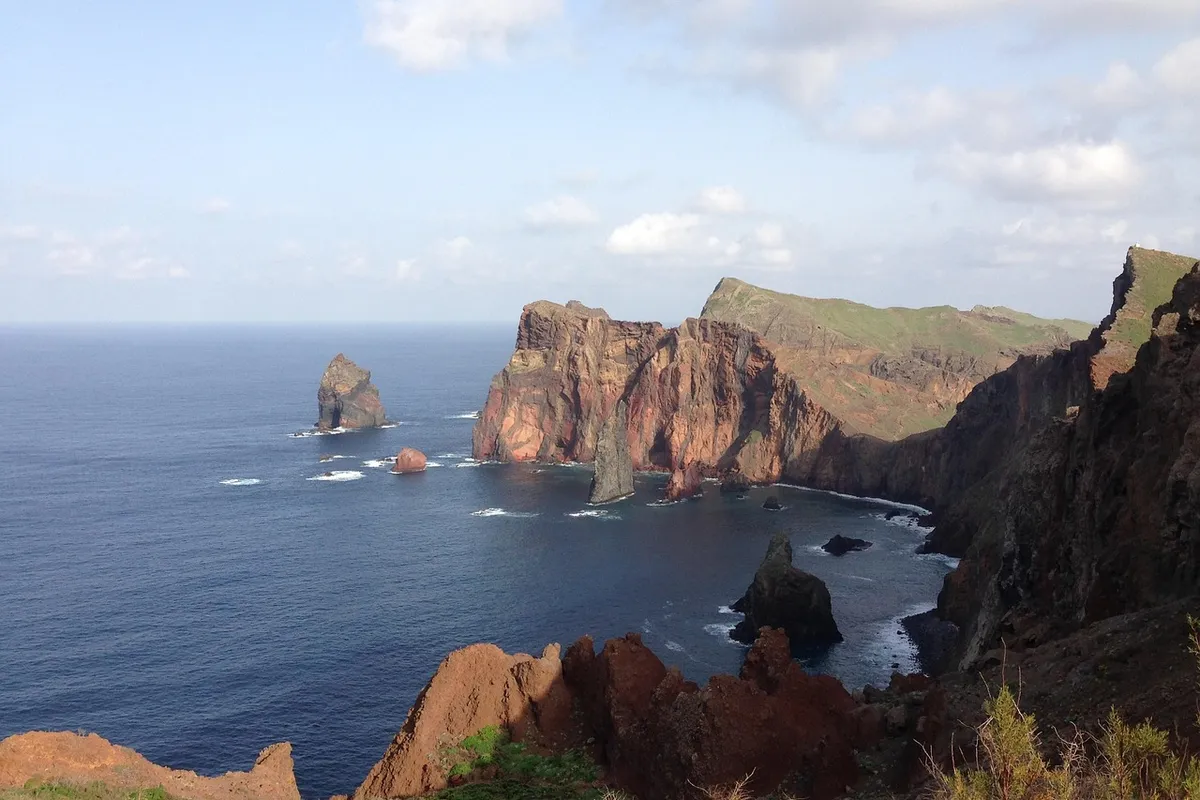 Litoral da Madeira em Portugal