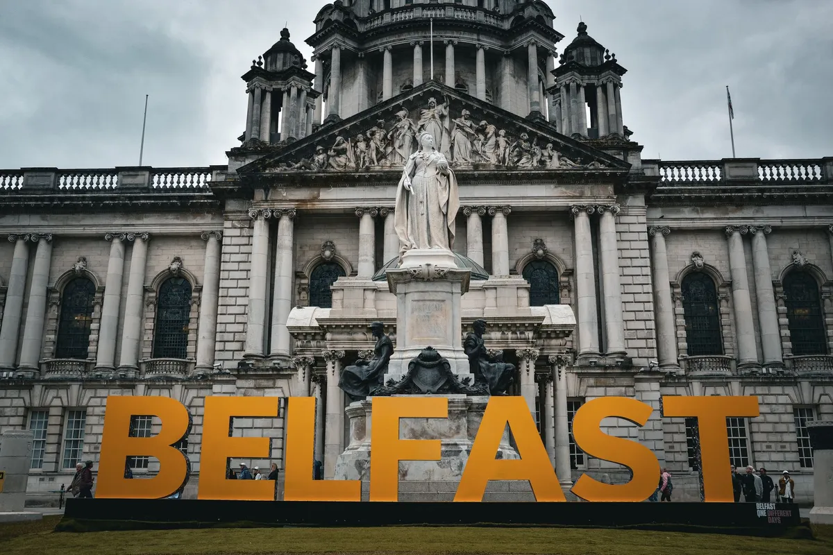 Belfast City Hall no centro da cidade