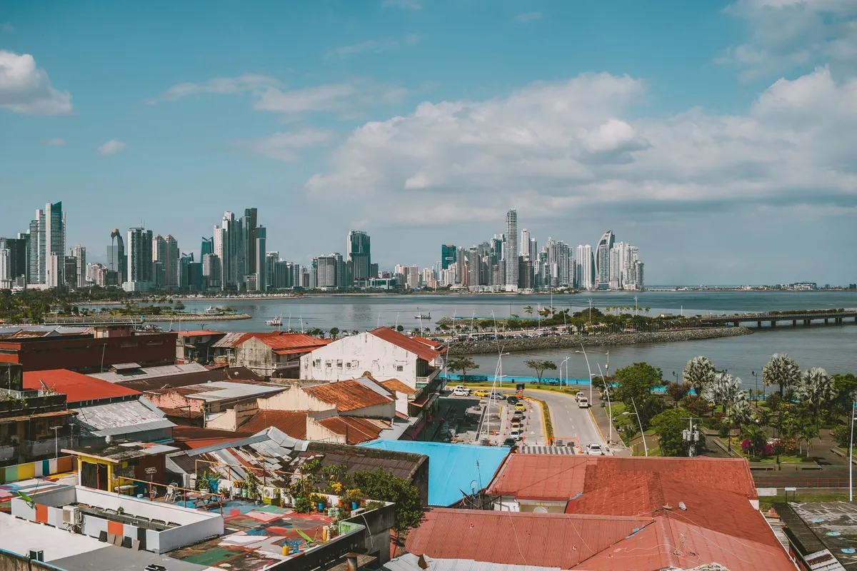 Casario histórico do Casco Viejo na Cidade do Panamá