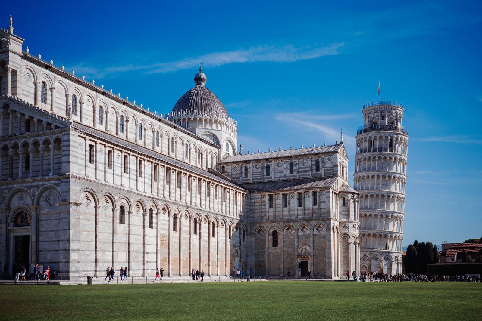Cathédrale de Pise et Tour Penchée sur la Piazza dei Miracoli