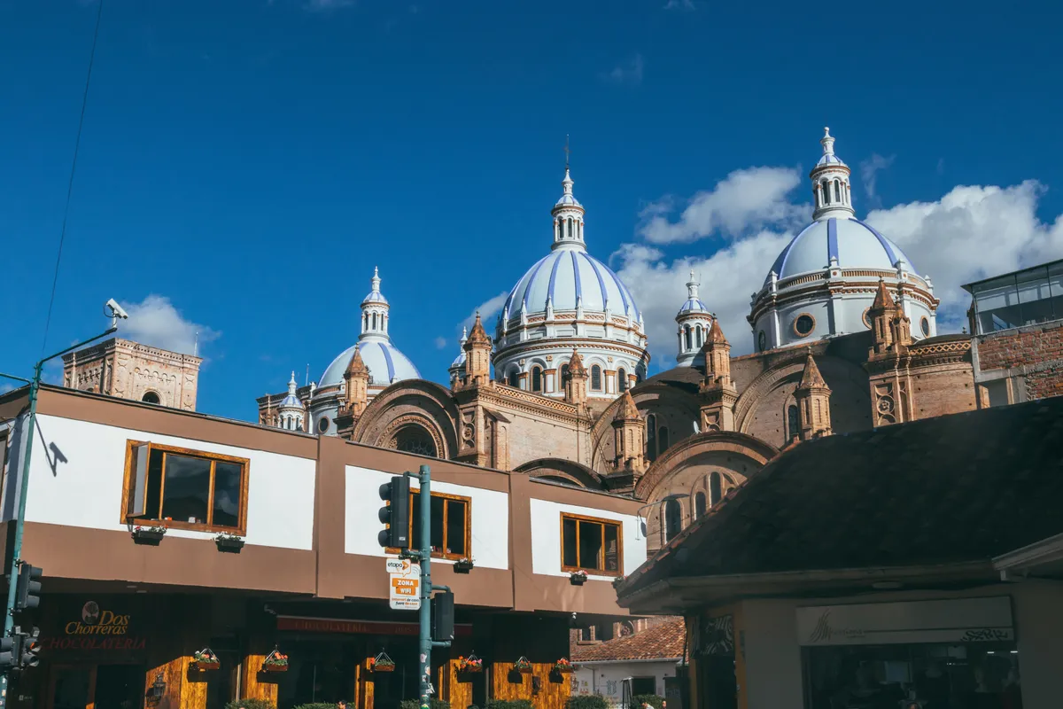 Centro histórico de Cuenca no Equador