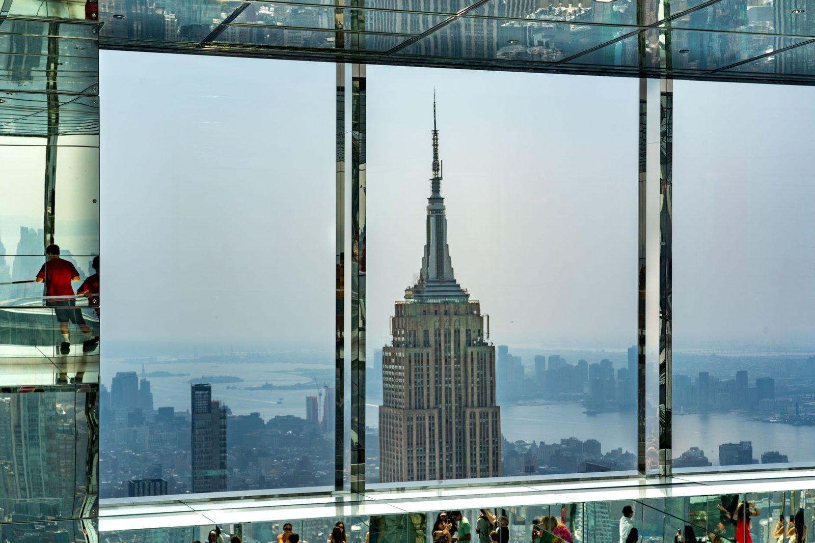 Vue de New York depuis l'observatoire de l'Empire State Building
