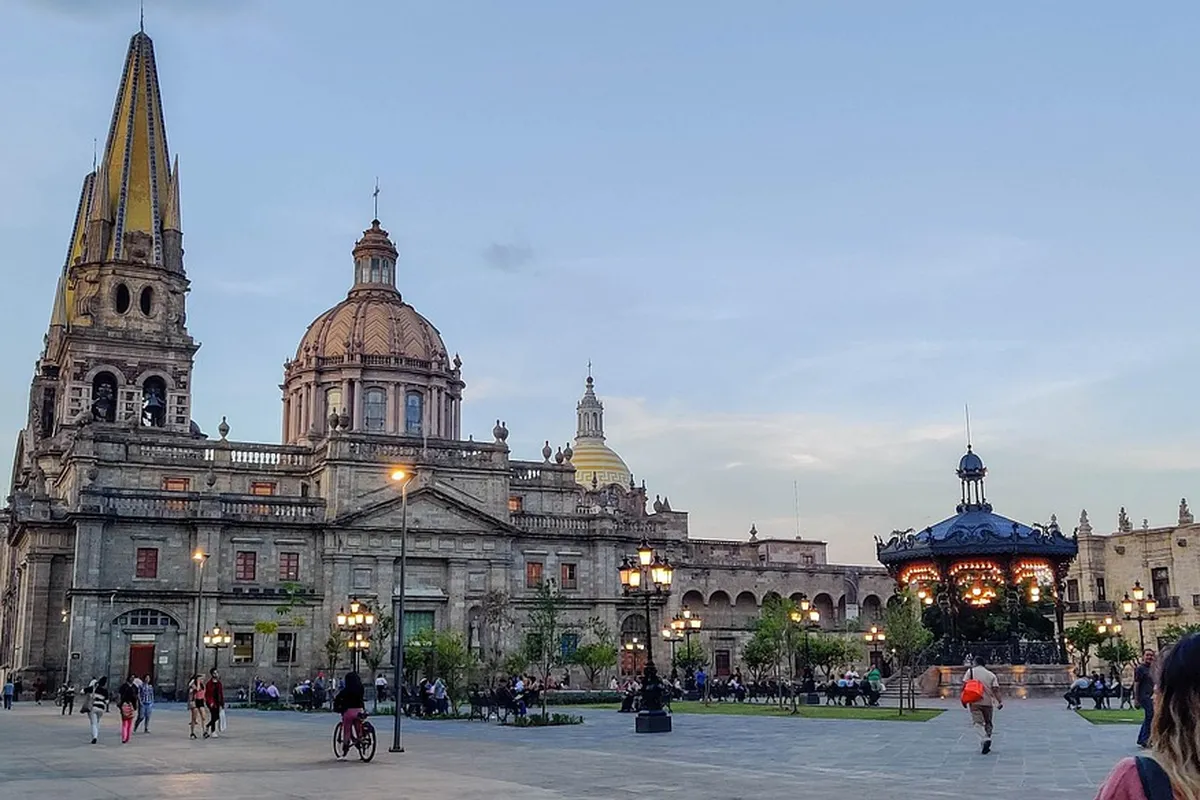 Catedral e centro histórico de Guadalajara, Jalisco, México