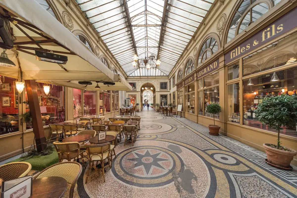 Restaurante no Passage des Panoramas em Paris