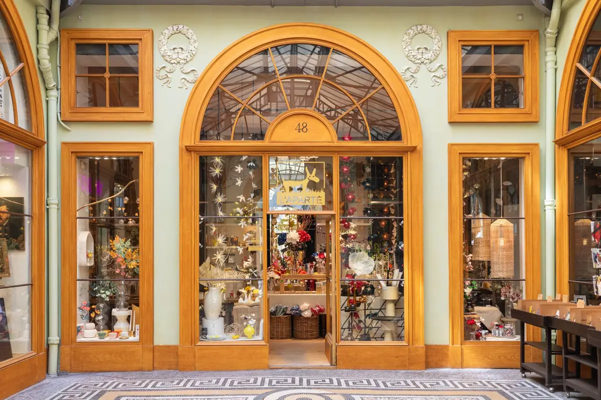 Loja na Galerie Vivienne em Paris
