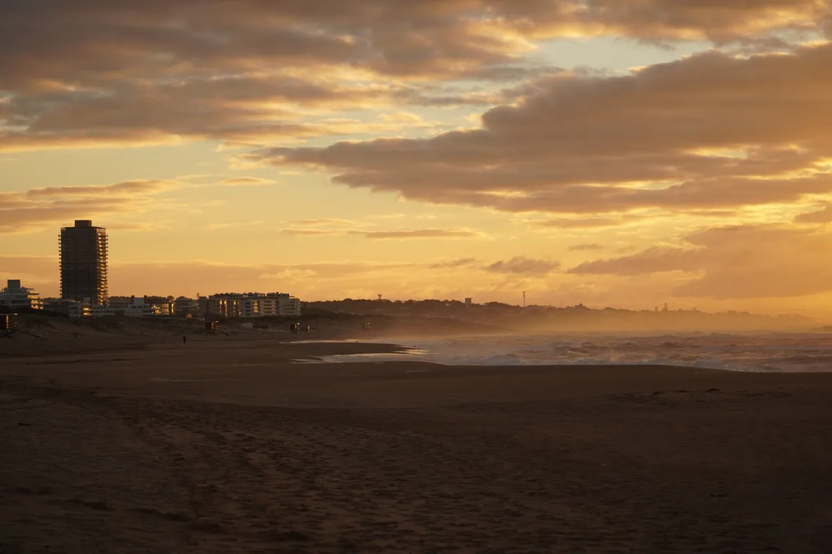 Edifícios de Punta del Este junto à praia