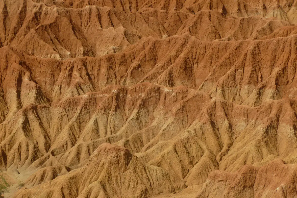 Formações erodidas no Deserto da Tatacoa