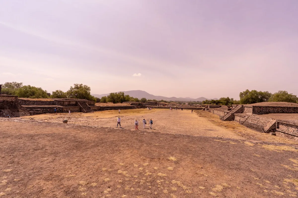 Pirâmides de Teotihuacán perto da Cidade do México