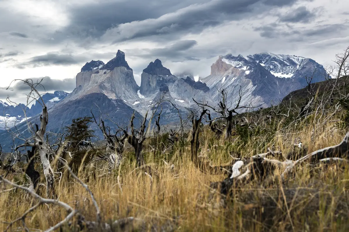 Picos de Torres del Paine na Patagônia chilena