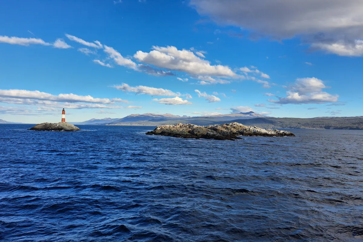 Farol Les Éclaireurs no Canal Beagle