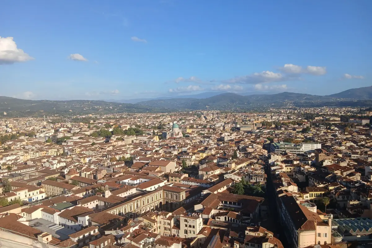 Vista panorâmica de Florença a partir do Piazzale Michelangelo