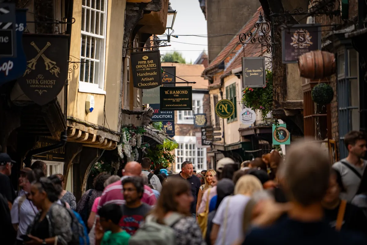Rua histórica The Shambles em York