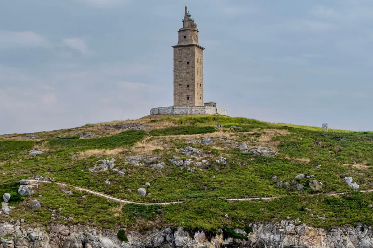Torre de Hércules em A Corunha, Espanha