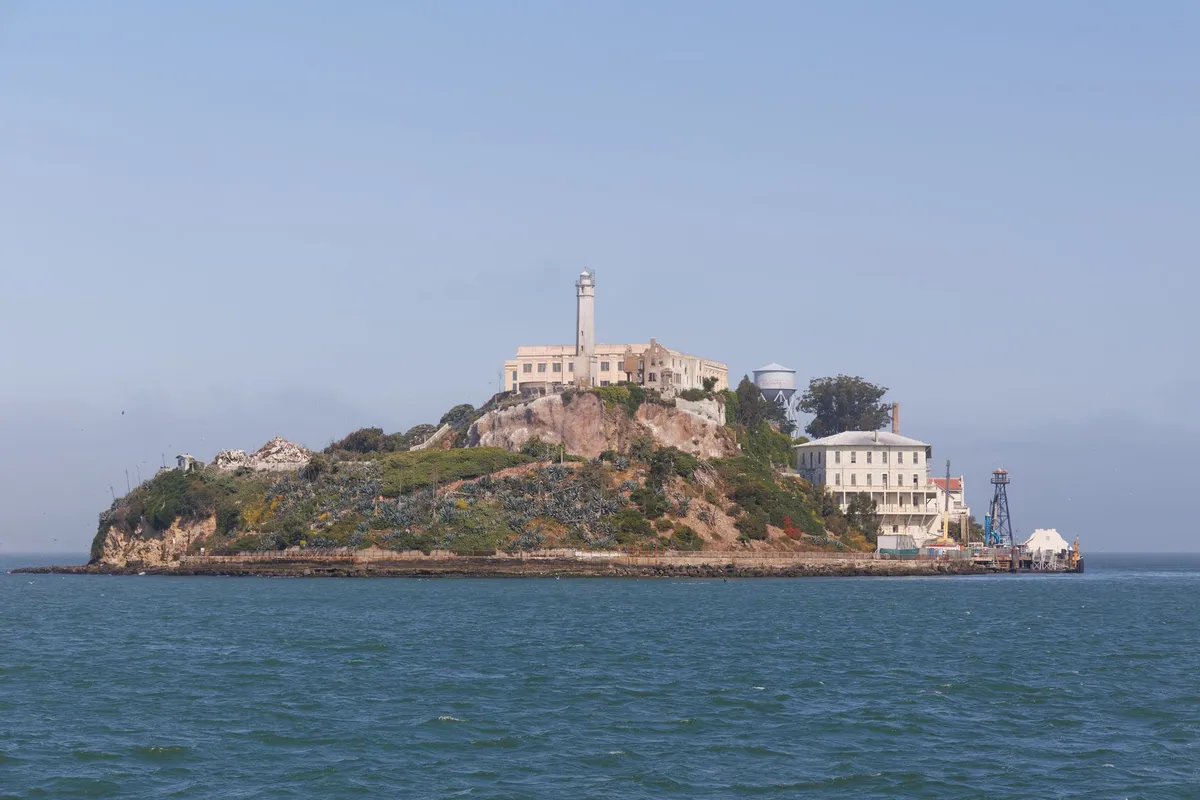 Ilha de Alcatraz na baía de São Francisco