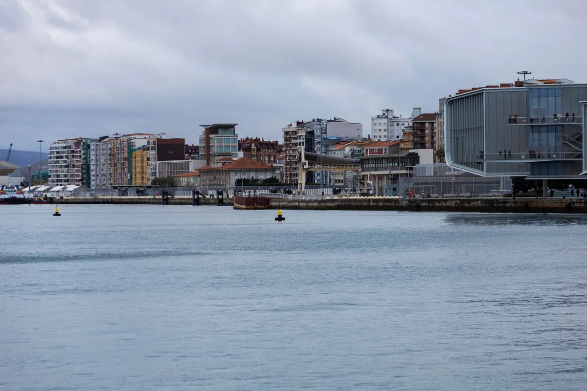 Baía e orla de Santander, na Cantábria