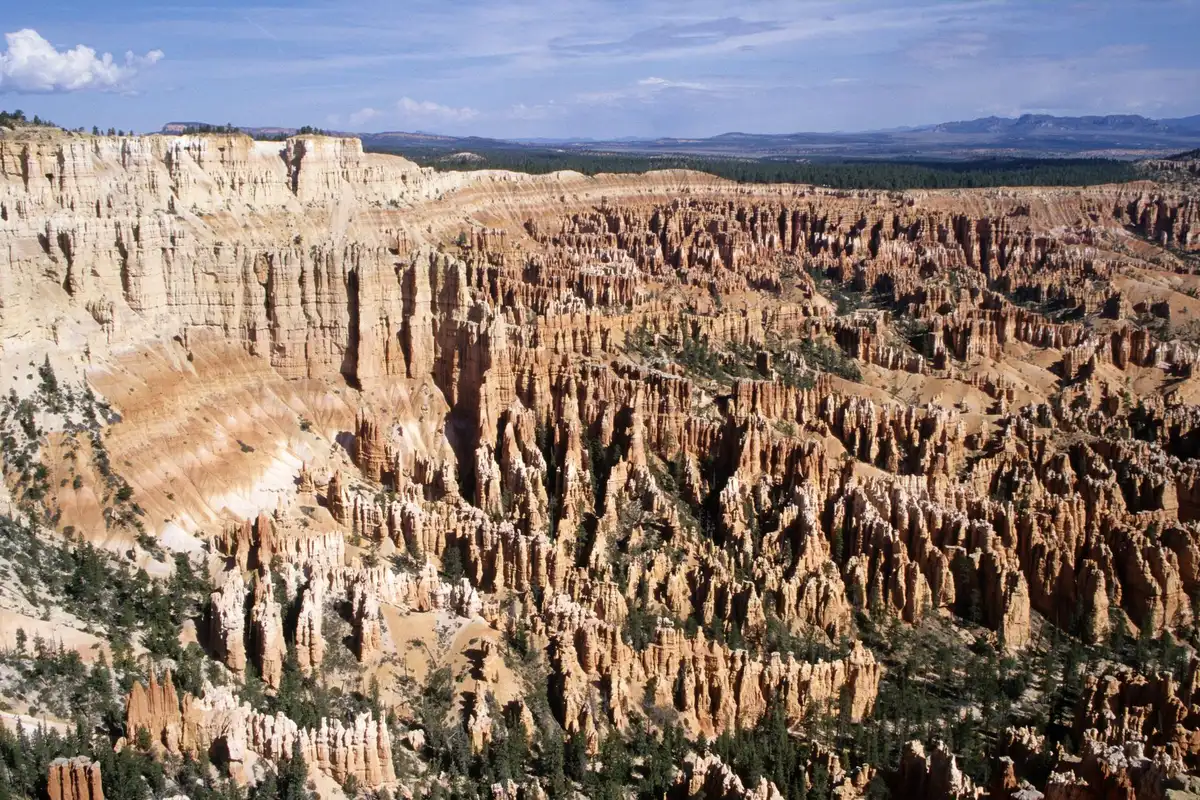 Formações rochosas no Bryce Canyon
