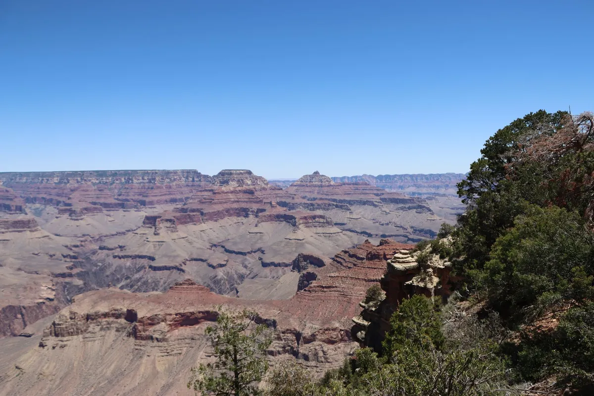 Paisagem ampla do Grand Canyon