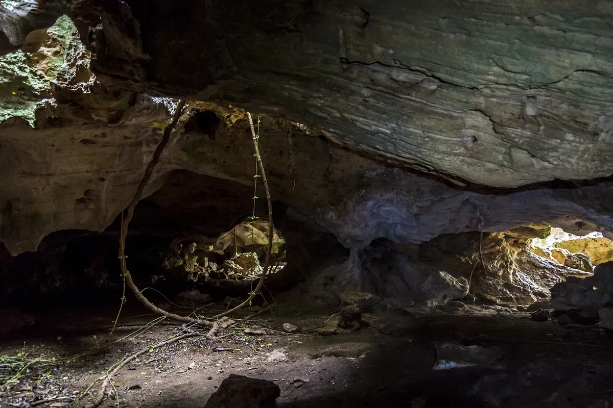 Caverna na região de Varadero, Cuba