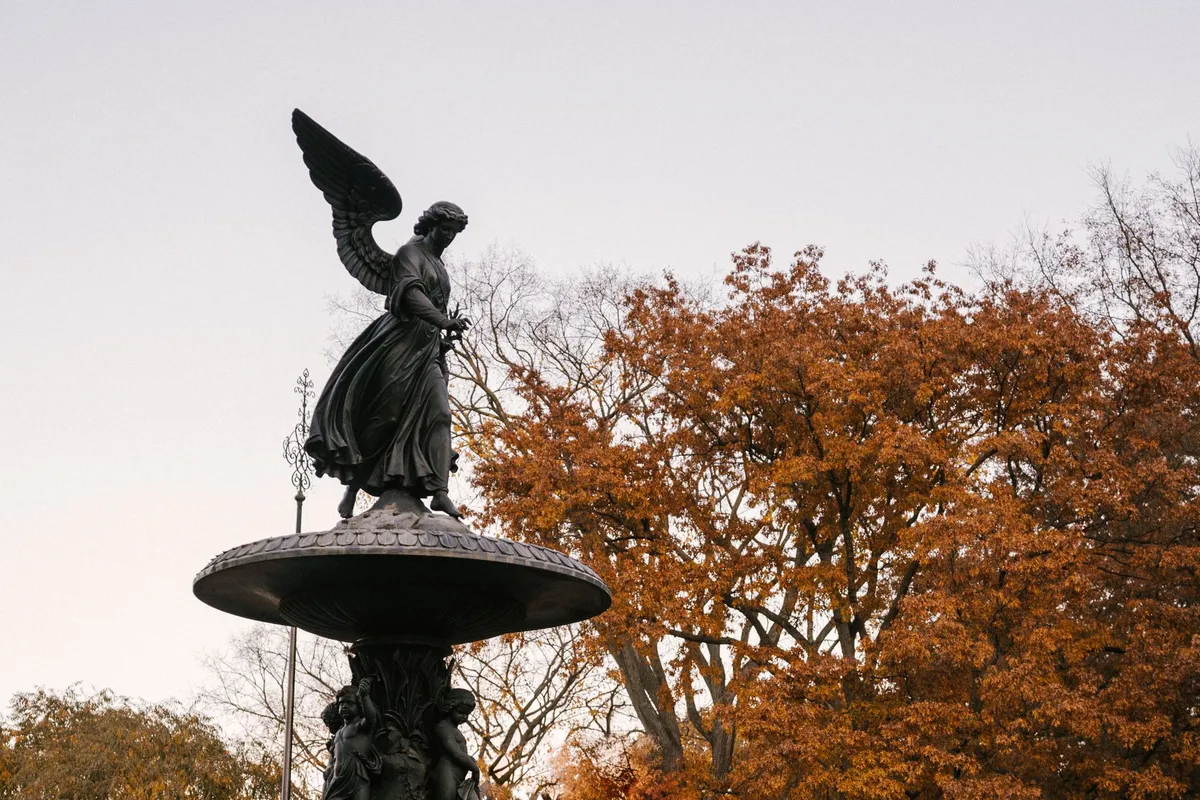 Fonte Angel of the Waters no Central Park