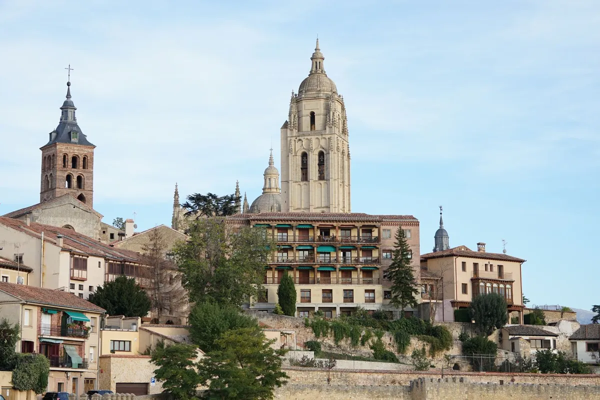 Centro histórico de Segóvia e torre da catedral