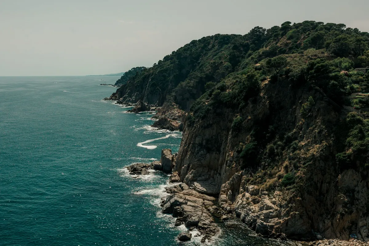 Falésias da Costa Brava em Tossa de Mar