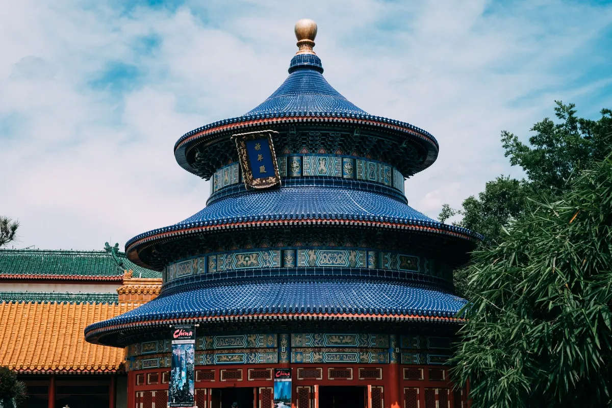 Templo do Céu no pavilhão da China no EPCOT