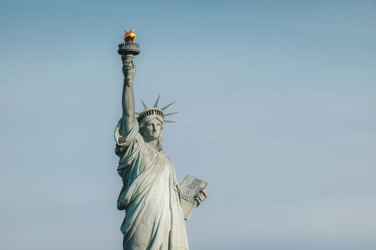 Detalhe da Estátua da Liberdade