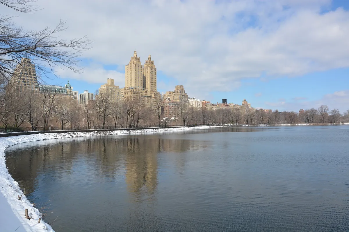 Central Park em Nova York, ponto final da maratona