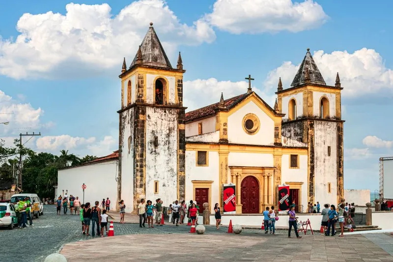 Igreja no centro histórico de Olinda