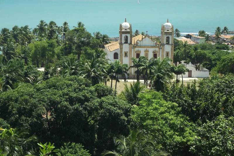 Vista do alto de Olinda sobre Recife