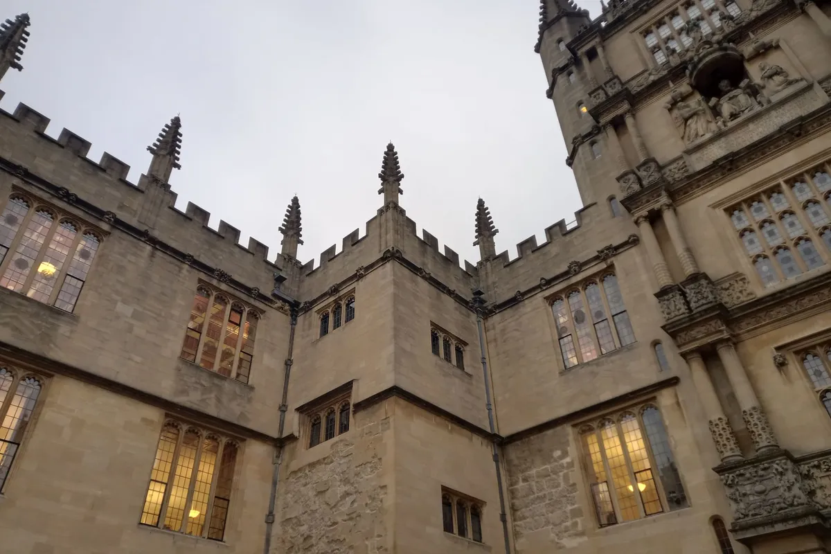 Biblioteca Bodleian y arquitectura histórica de la Universidad de Oxford
