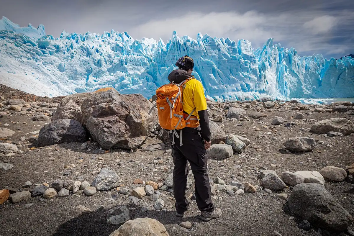 Geleira Perito Moreno vista da Patagônia