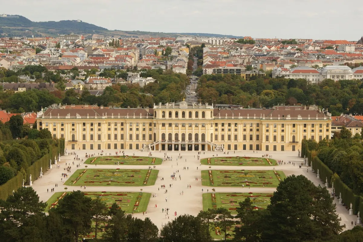 Palácio de Schönbrunn em Viena