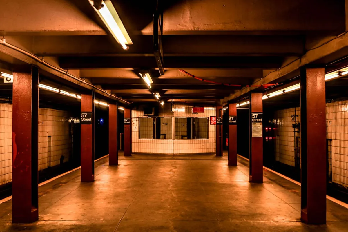 Estação de metrô em Nova York