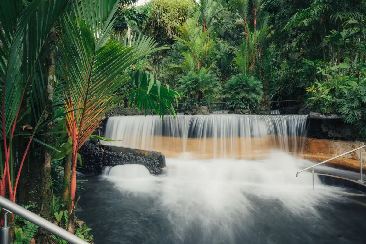 Piscinas termais em La Fortuna, Costa Rica