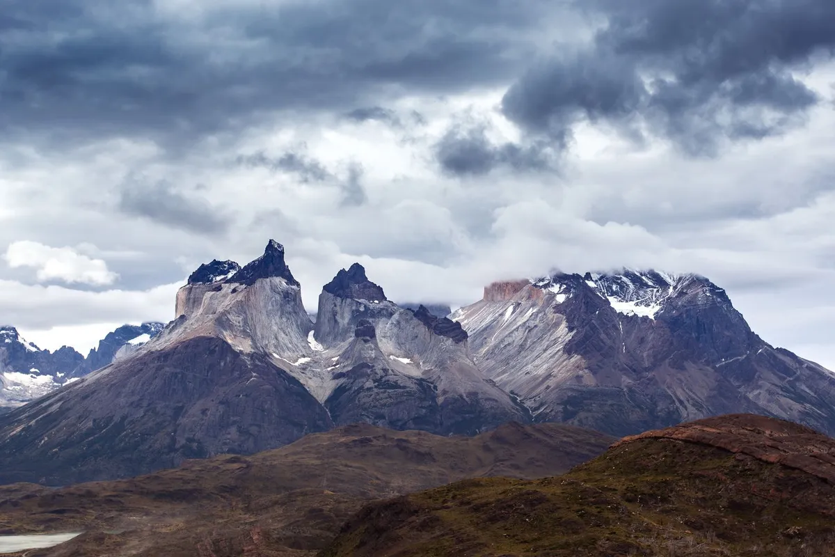Montanhas do Parque Nacional Torres del Paine