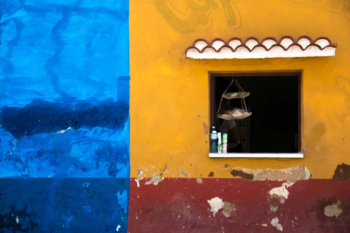 Detalhe de casa colonial em Trinidad, Cuba