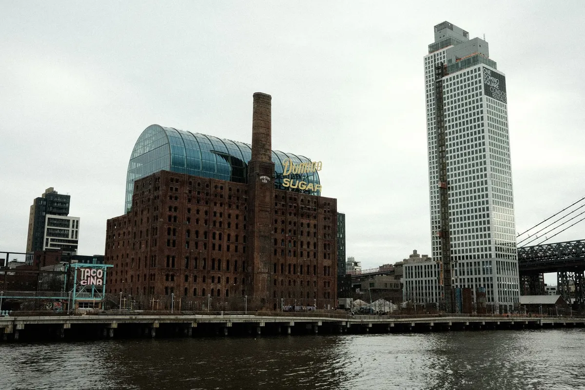 Domino Sugar Refinery em Williamsburg