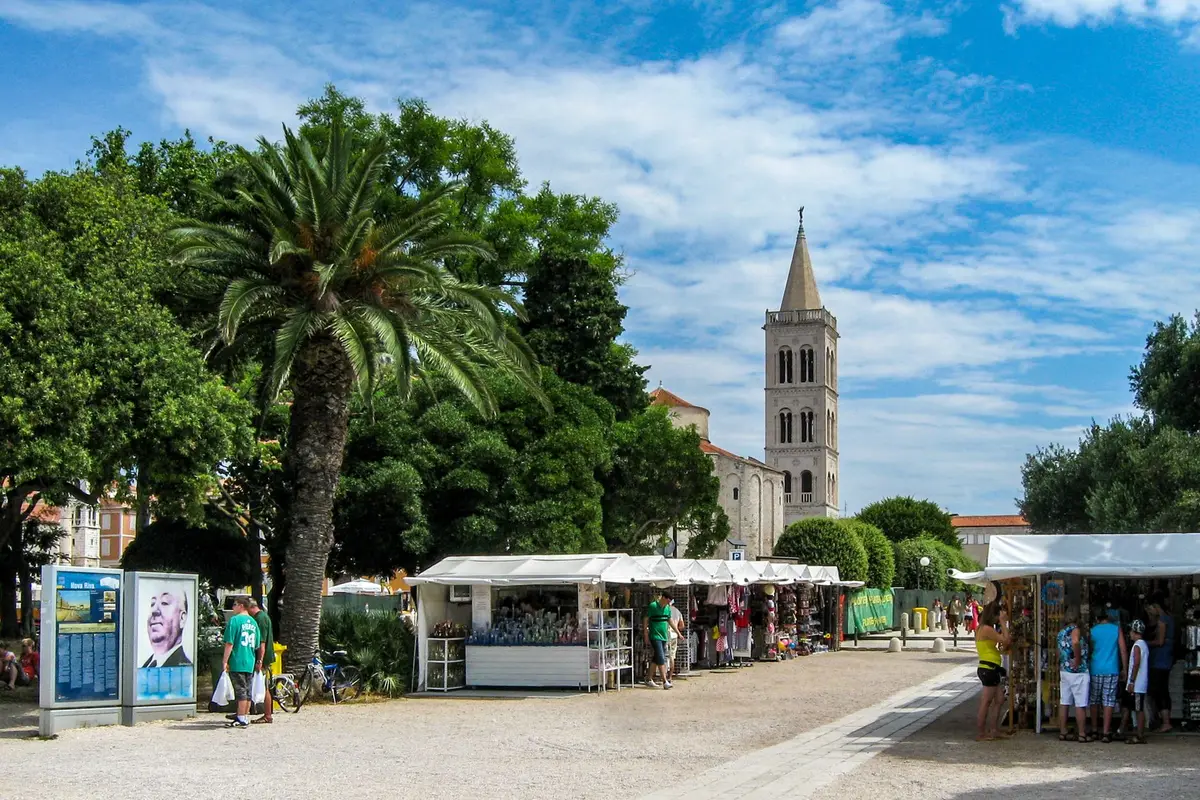 Igreja de São Donato no centro histórico de Zadar