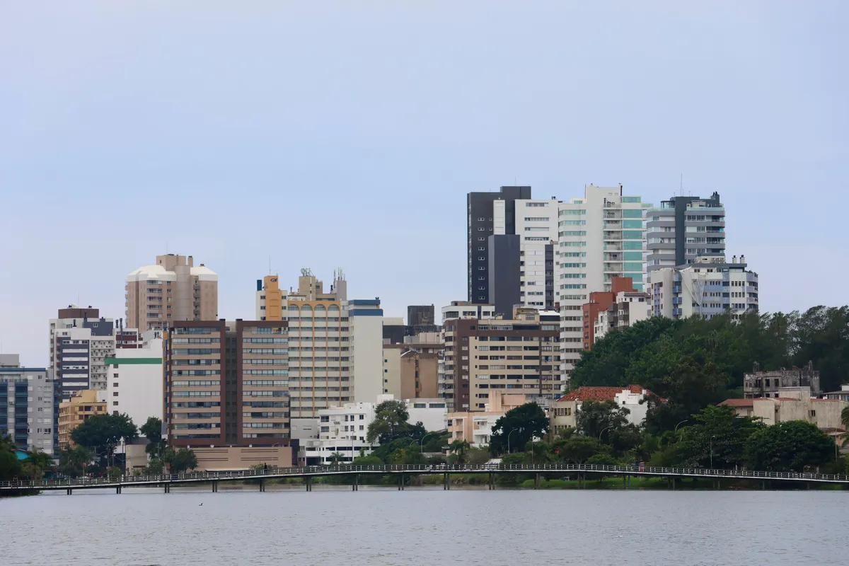 Vista urbana de Torres no Rio Grande do Sul