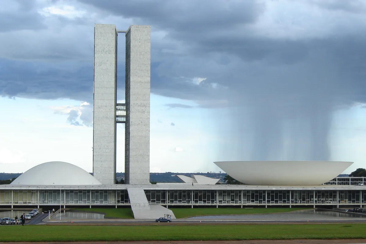 Congresso Nacional na Esplanada dos Ministérios, em Brasília