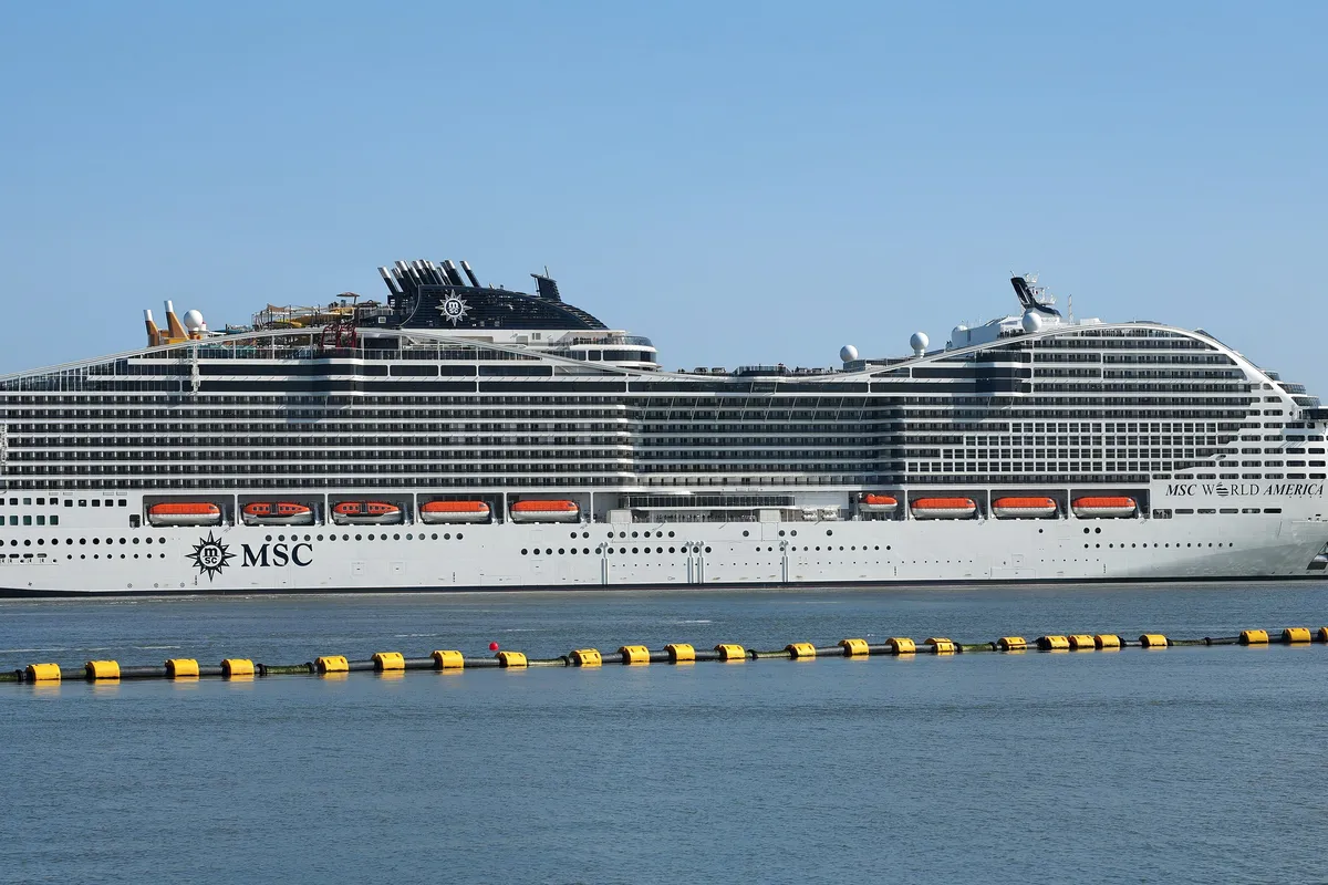MSC World America, navio da saída de Réveillon pelo Caribe