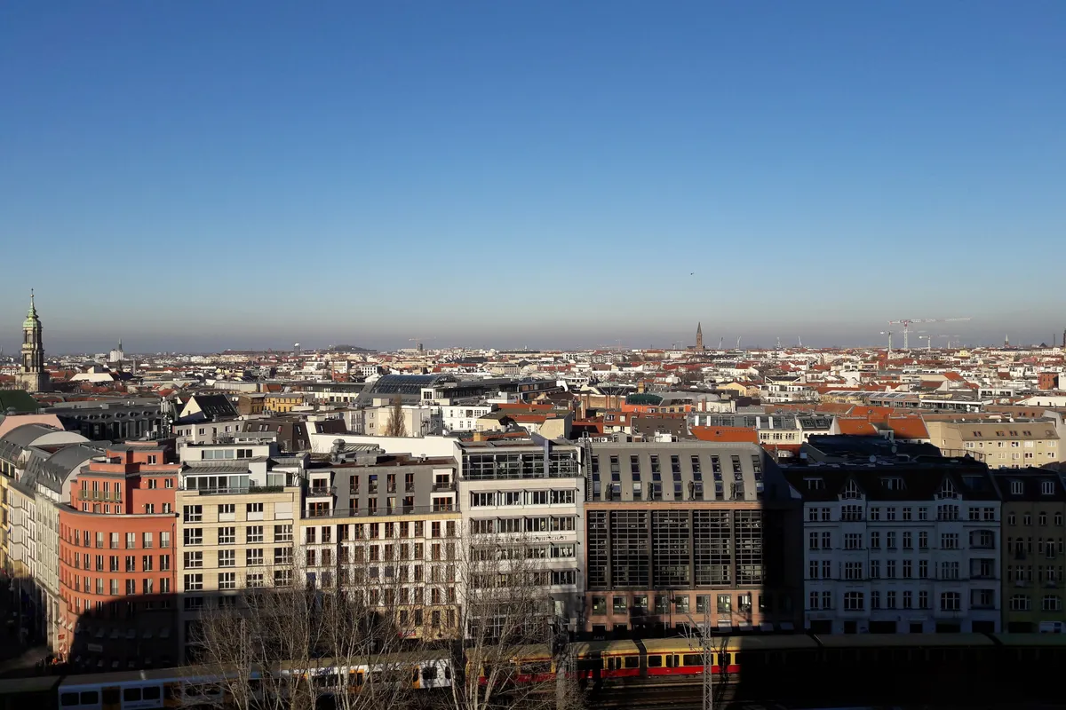 Edificios de Prenzlauer Berg, en Berlín, barrio para alojarse en la Nochevieja