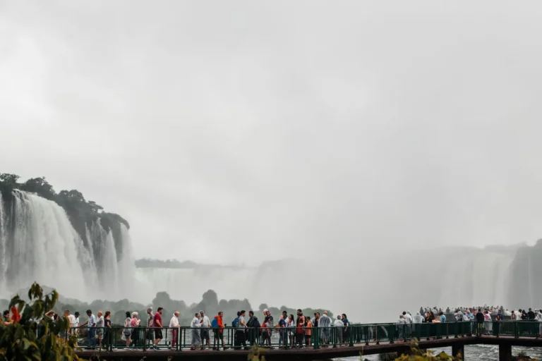 Passarela brasileira nas Cataratas do Iguaçu