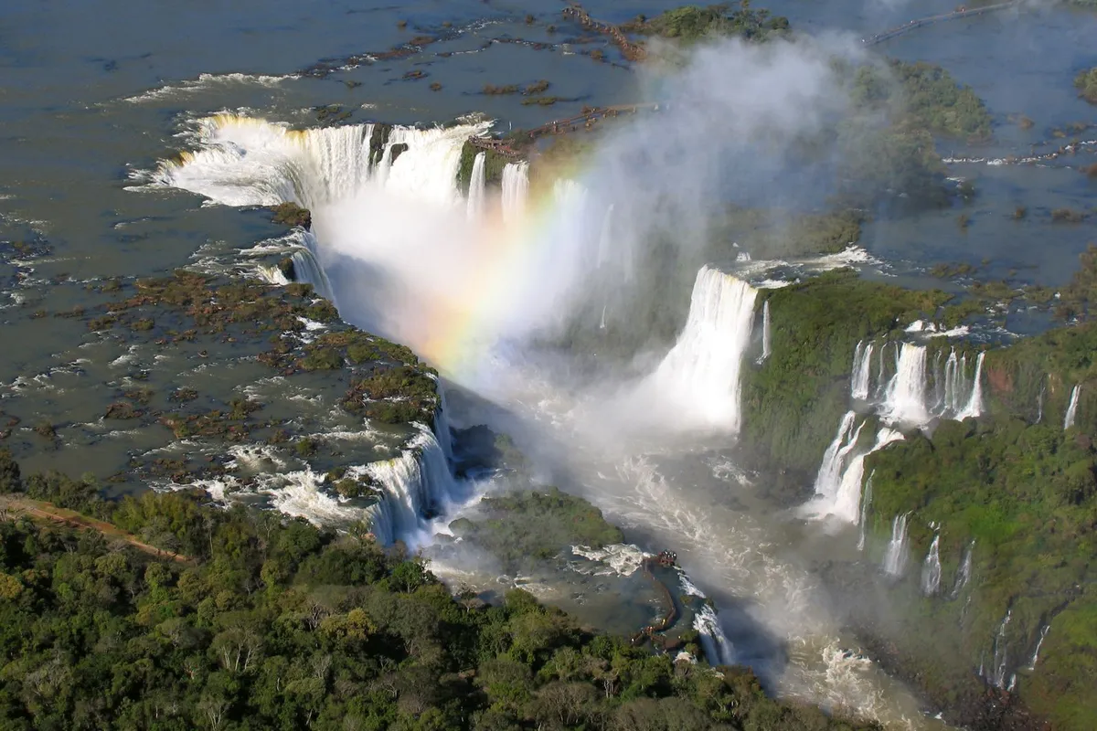 Conjunto de quedas das Cataratas do Iguaçu