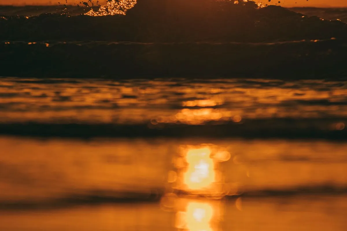 Pôr do sol na praia de Barra Grande, Península de Maraú (BA)